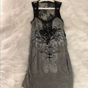Gorgeous Salvage Gray Dress